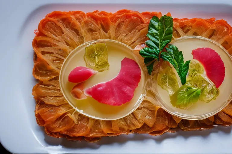 Image similar to aspic, food photography,