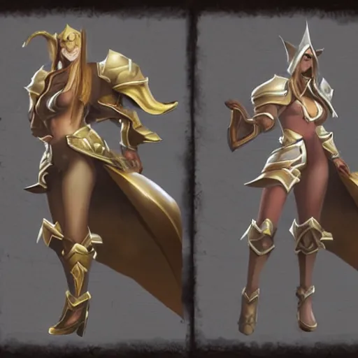 Prompt: league of legends character designed by kanye west