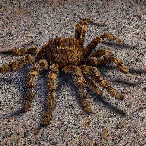 Prompt: a tarantula wearing high heels under her feet, detailed, intricate, realistic, hdr, 8 k