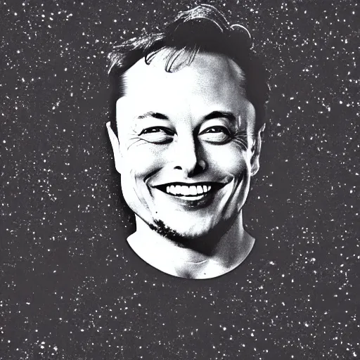 Image similar to photograph at night of elon musk smiling creepily through your bedrooms window, midnight, bedroom, dark outside, night sky, horror art,