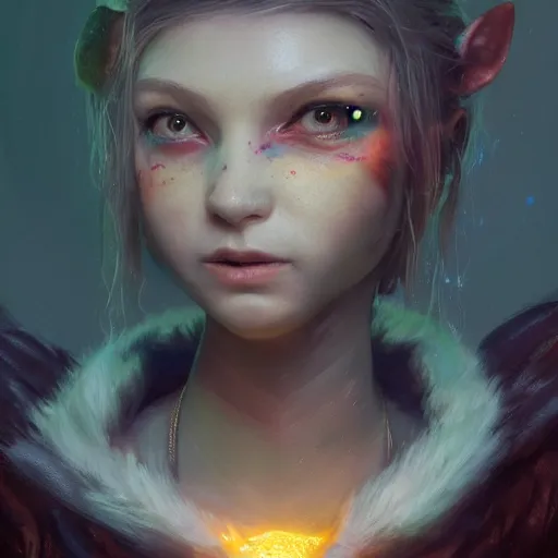 Image similar to A portrait of a wild pixie, huggy wuggy from poppy playtime video game, fullbody, ultra high detailed, glowing lights, oil painting, Greg Rutkowski, Charlie Bowater, Beeple, unreal 5, DAZ, hyperrealistic, octane render, RPG portrait, dynamic lighting, fantasy art, beautiful face