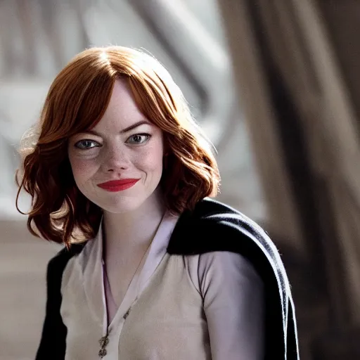 Image similar to emma stone as hermione granger