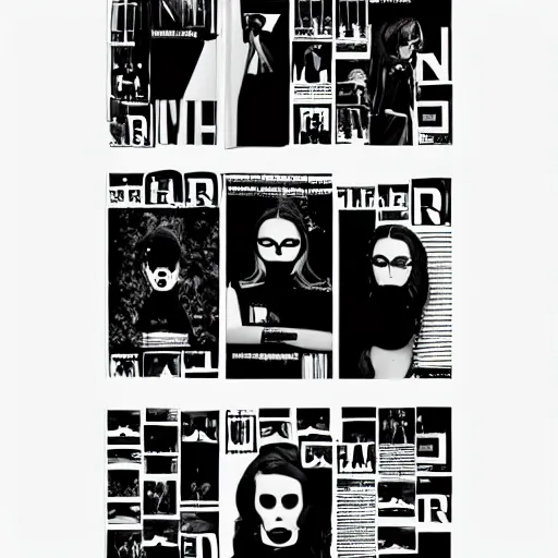 Image similar to black on white graphic design campaign in style of david rudnick, eric hu, acid, y 2 k