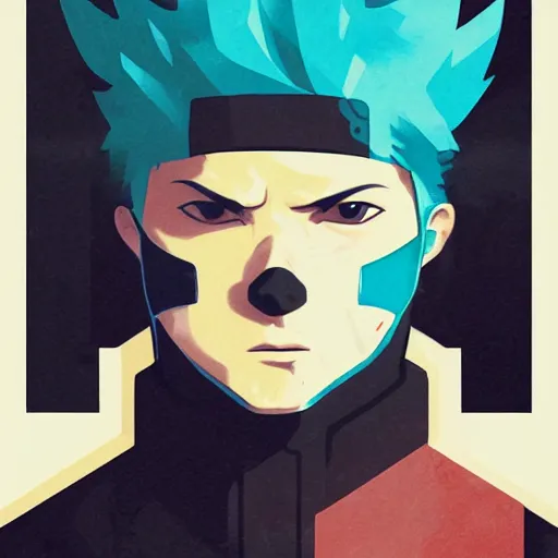 Prompt: Kakashi profile picture by Sachin Teng, asymmetrical, Organic Painting , Matte Painting, geometric shapes, hard edges, graffiti, street art:2 by Sachin Teng:4