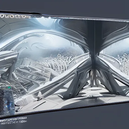 Image similar to sci-fi wall structure on the coronation of napoleon painting and digital billboard in the middle, unreal engine 5, keyshot, octane, artstation trending, ultra high detail, ultra realistic, cinematic, 8k, 16k, in style of zaha hadid, in style of nanospace Michael Menzelincev, in style of Lee SOUDER, in style of photogrammetry cloud in style of Dima Goryainov artstation, in style of Blade Runner 2049, in style of Ghost in the Shell, in plastic, dark, tilt shift,