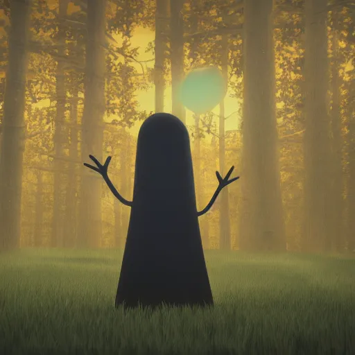 Prompt: flatwoods monster is my savior, year 3 3 3 3, high definition, 8 k, octane render