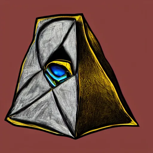 Prompt: Photorealistic Bill Cipher