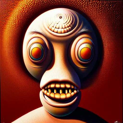 Image similar to leper messiah. by naoto hattori, hyperrealistic photorealism acrylic on canvas