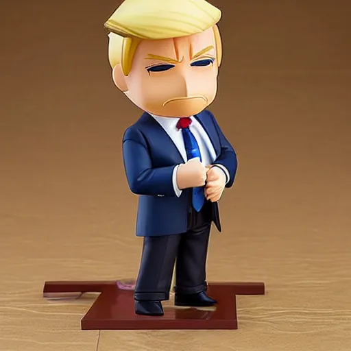 Image similar to donald trump nendoroid