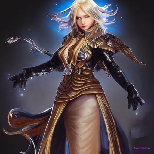 Prompt: beautiful final fantasy priestess, Himalayan, sci fi mage, by artgerm ,