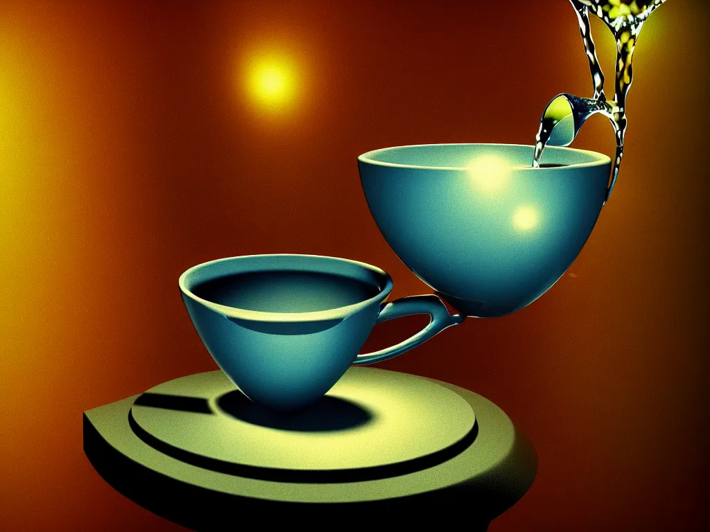 Prompt: highly detailed photo of cup of water, trending on deviantart, neo surrealism, sharp focus, a lot of little details, octane, masterpiece, art by max ernst