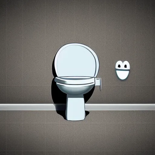 Prompt: emoticon of finding out there is no toilet paper left