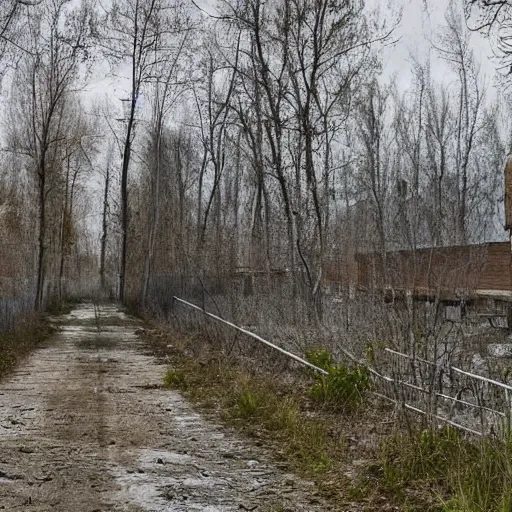Prompt: Photo of Chernobyl Exclusion Zone