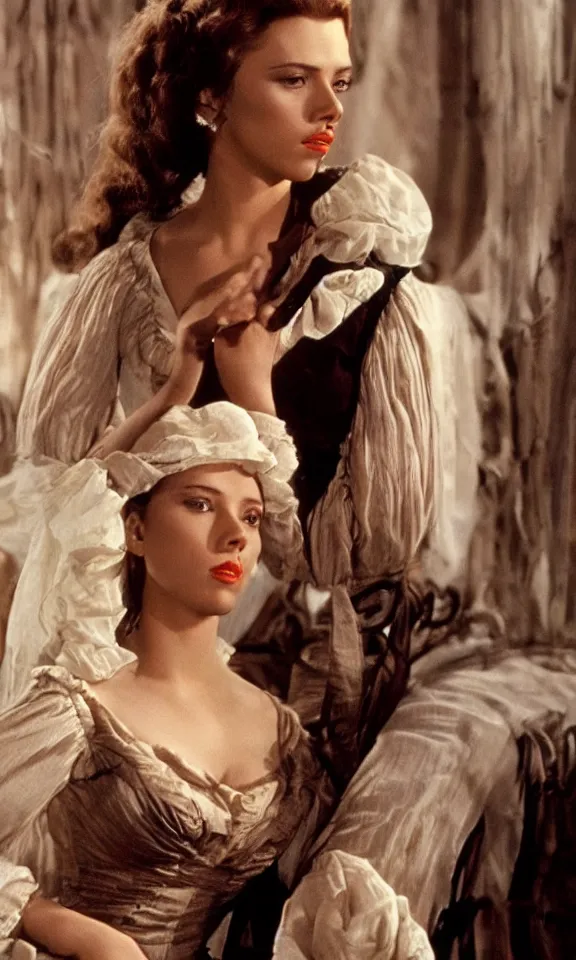 Image similar to Scarlett Johansson in Gone With the Wind