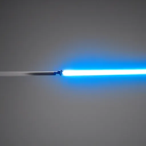 Prompt: closeup of a lightsaber beam, 4 k photo