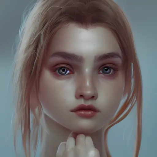 Image similar to beautiful girl character concept style, by Mateusz Urbanowicz, beautiful girl, 8k character concept art, by WLOP, cinematic lighting, trending on artstation, symmetrical portrait symmetrical, highly detailed CGsociety, hyper