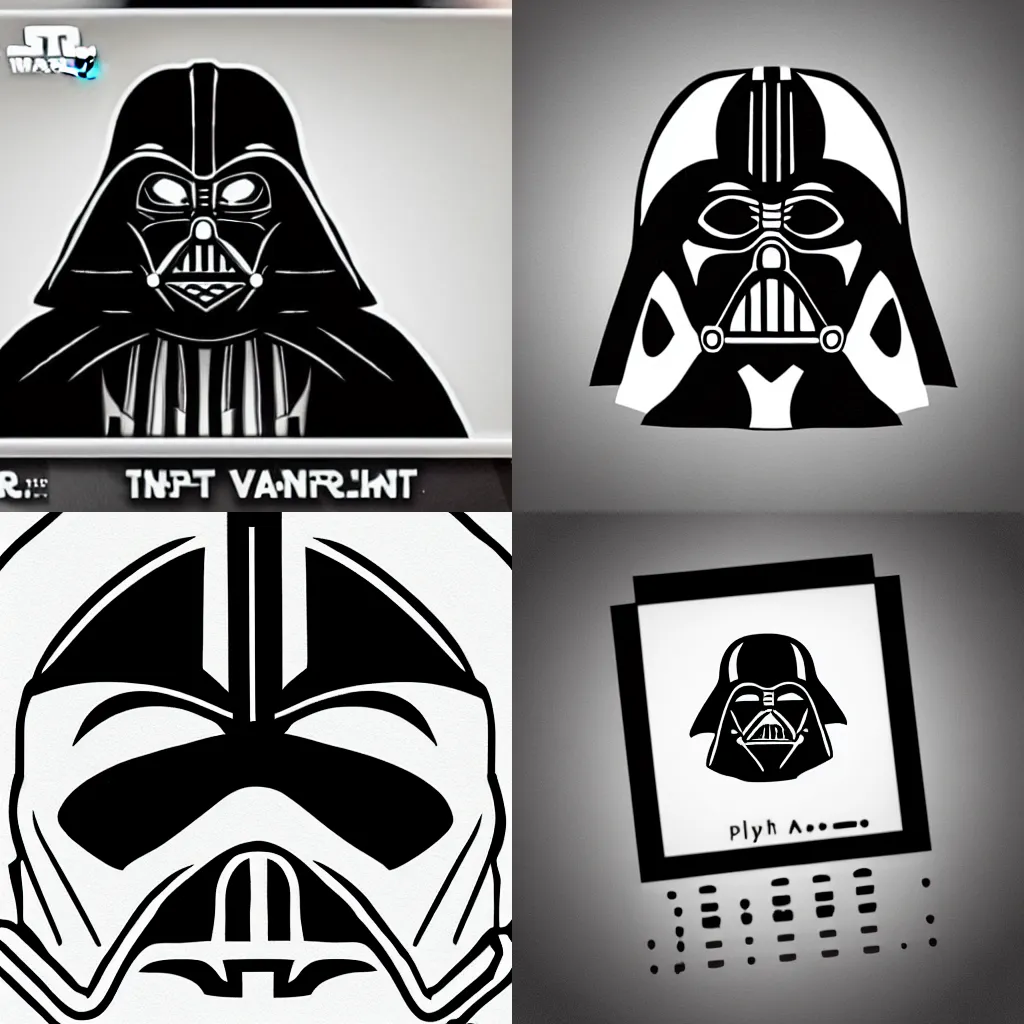 Image similar to darth vader penguin crypto logo