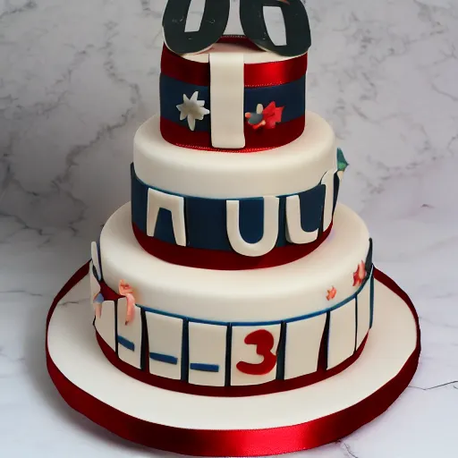 Prompt: Photograph of a thank you cake. Highly realistic. Highly detailed. High resolution. 4k. 8k
