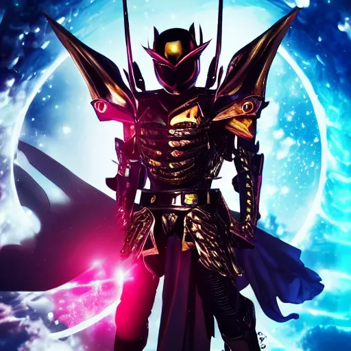 High Fantasy Kamen Rider standing in a henshin pose, | Stable Diffusion ...