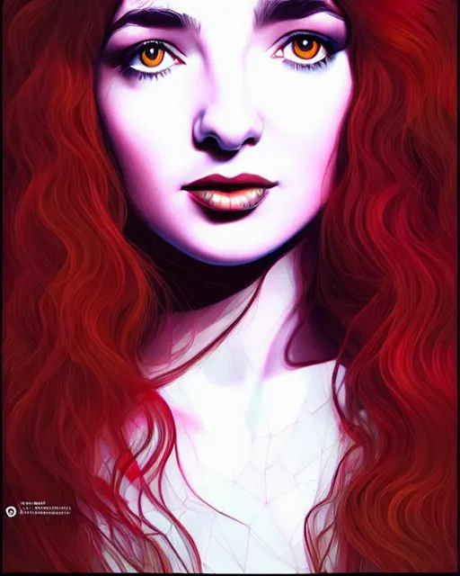 Image similar to richly detailed color illustration young kate bush illustrated by artgerm and mina petrovic and timothy kong and marina federovna. 3 d shadowing