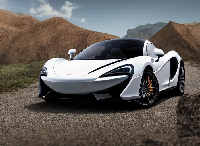 Image similar to an suv designed by mclaren automotive, highly detailed, 8 k, sharp focus, depth of field, finely detailed car, high contrast, concept art, unreal engine