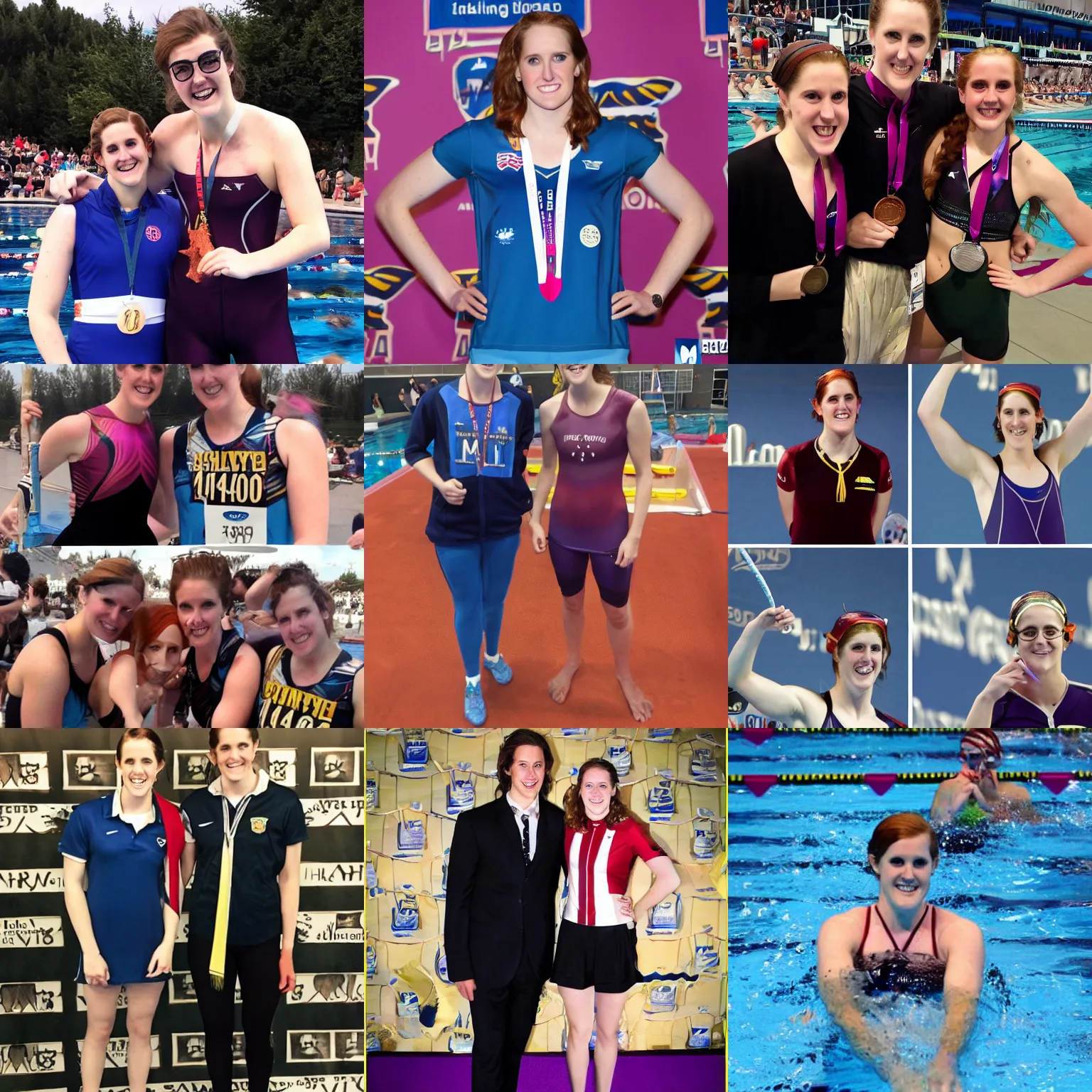 Prompt: Missy Franklin meets Harry Potter