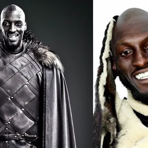 Image similar to Kevin Garnett as Jon Snow