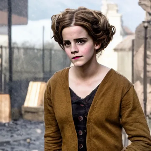 Image similar to emma watson as aunt marge