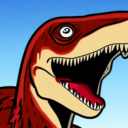 Prompt: an accurate depiction of a velociraptor