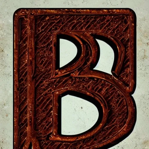 Prompt: very beautiful lettering of the letters CEH with a rusty iron texture, realistic, detailed,