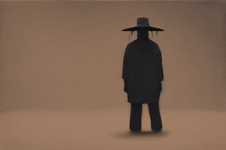 Image similar to samurai in raven - shaped hat artwork by tim eitel