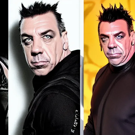 Image similar to Till Lindemann looks like Naruto