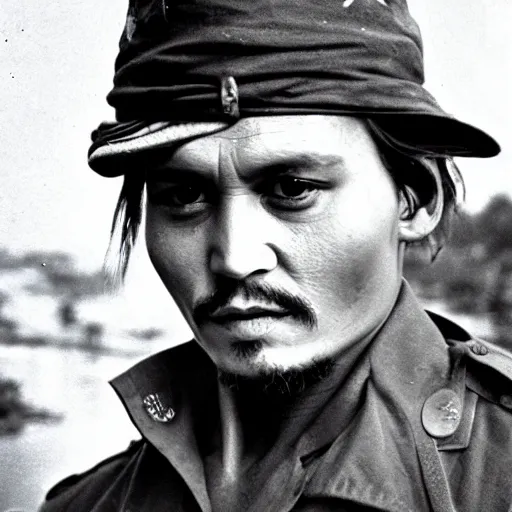 Image similar to johnny depp vietnam war photograph