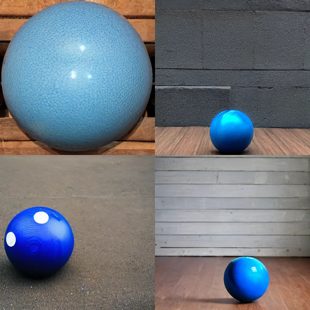 Image similar to blue bowling ball