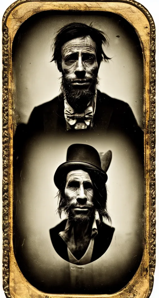 Prompt: a highly detailed digital collodion photograph, a portrait of a blackjack dealer