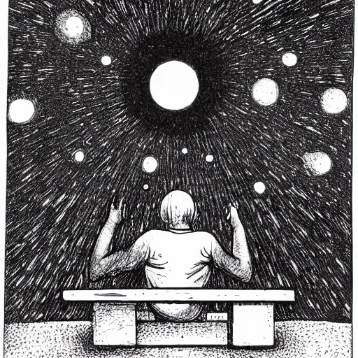 Prompt: enormous otherworldly entity just watching