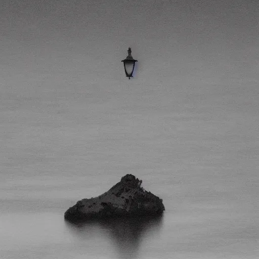 Image similar to false shadow in the lake of the swollen lamp