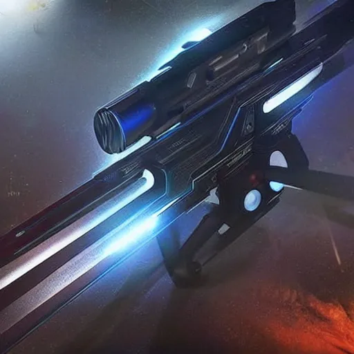 Prompt: a high tech plasma rifle from the future, artstation hall of fame gallery, editors choice, #1 digital painting of all time, most beautiful image ever created, emotionally evocative, greatest art ever made, lifetime achievement magnum opus masterpiece, the most amazing breathtaking image with the deepest message ever painted, a thing of beauty beyond imagination or words