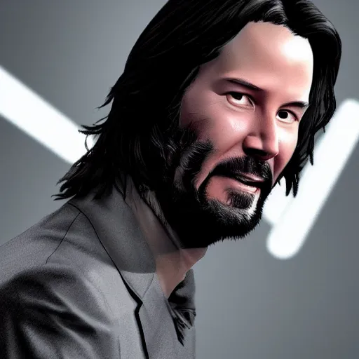 Prompt: keanu reeves as wolverine digital art 4 k detailed super realistic