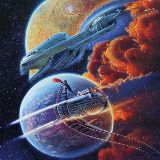 Image similar to artwork by Stephen Youll