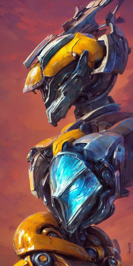 Image similar to character design scobolide scobolide whirlipede transformers rise of the beasts earth defense force tank beautiful biolight hdr cgi 4 k chrome car, alena aenami artworks in 4 k tribal robot helmet bumblebee artstation by jesper ejsing, by rhads, by feng zhu backpack ninja mask tripod collosus 2 0 2 3 megatron