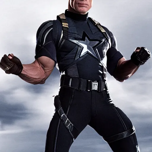 Image similar to jean claude van damme as the winter soldier