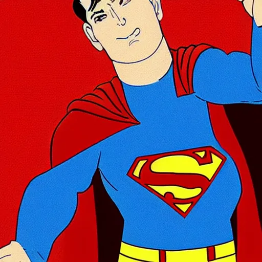 Image similar to superman with the face of benjamin netanyahu