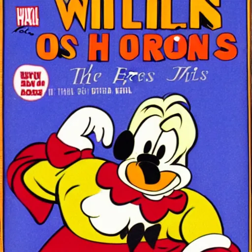 Prompt: the hills have eyes, by carl barks