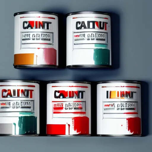 Image similar to can of paint, minimal, modern