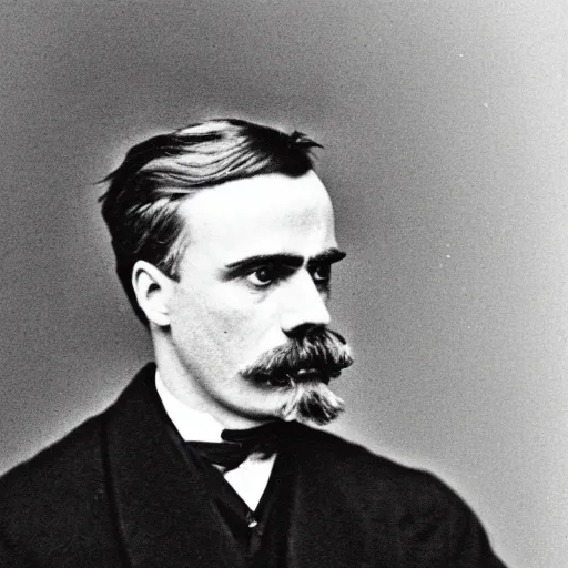 Image similar to 3 5 mm portrait of friedrich nietzsche