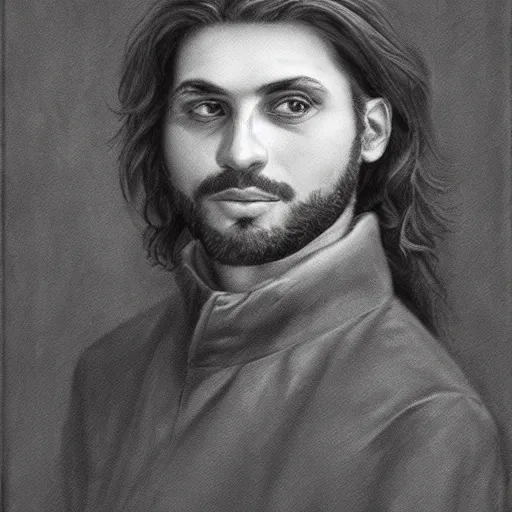 Image similar to ramiz karaeski, realistic, portrait