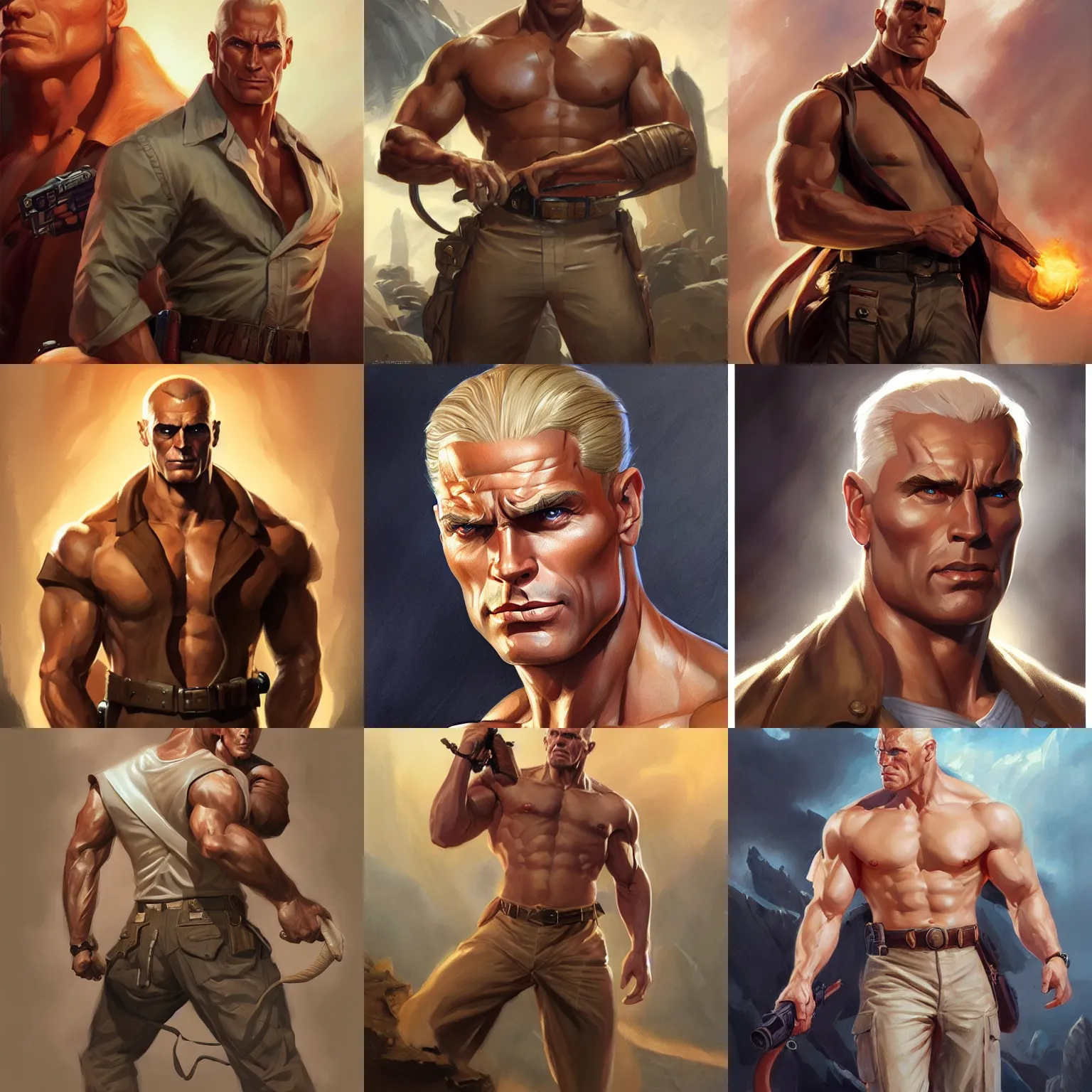 Image similar to doc savage, D&D, fantasy, portrait, highly detailed, digital painting, trending on artstation, concept art, sharp focus, illustration, art by artgerm and greg rutkowski and magali villeneuve