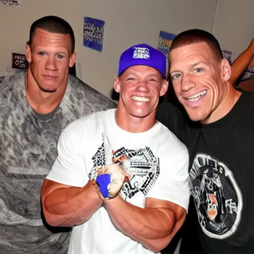 Prompt: jon cena at the make a wish foundation