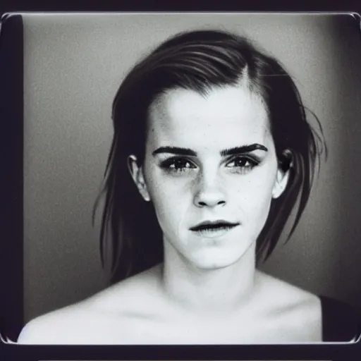 Image similar to Polaroid of Emma Watson by Terrence Malick